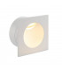 Integrated LED 1 Light Outdoor Recessed Light Textured Matt White, Glass IP65