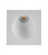 Integrated LED 1 Light Outdoor Recessed Light Textured Matt White, Glass IP65