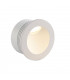Integrated LED 1 Light Outdoor Recessed Light Textured Matt White, Glass IP65