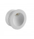 Integrated LED 1 Light Outdoor Recessed Light Textured Matt White, Glass IP65