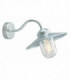 1 Light Outdoor Fisherman Dome Wall Lantern Light Galvanised IP55, E27