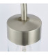 1 Light Outdoor Wall Light Brushed Stainless Steel & Clear Glass IP44, E27