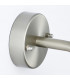 1 Light Outdoor Wall Light Brushed Stainless Steel & Clear Glass IP44, E27