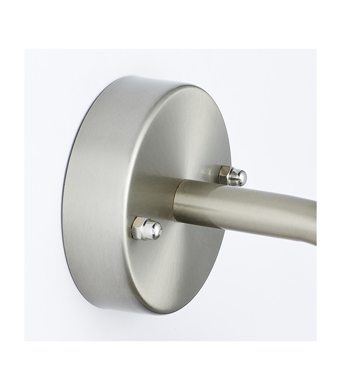 1 Light Outdoor Wall Light Brushed Stainless Steel & Clear Glass IP44, E27