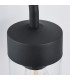 1 Light Outdoor Wall Light Textured Matt Black & Clear Glass IP44, E27