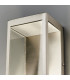 LED Outdoor Wall Light Brushed Stainless Steel & Clear Glass