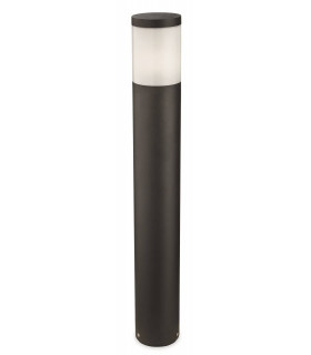 1 Light Outdoor Bollard Light Graphite IP54, E27