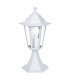 1 Light Outdoor Pedestal Light White IP44, E27