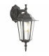 1 Light Outdoor Wall Lantern Black IP44, E27