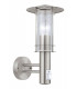 1 Light Outdoor Wall Light with PIR sensor Stainless Steel IP44, E27