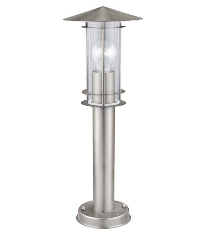 1 Light Outdoor Short Bollard Stainless Steel IP44, E27