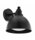 1 Light Outdoor Wall Downlight Black IP65, E27
