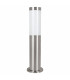 1 Light Outdoor Bollard Light Stainless Steel IP44, E27