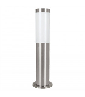 1 Light Outdoor Bollard Light Stainless Steel IP44, E27