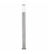 1 Light Outdoor Bollard Light Stainless Steel IP44, E27