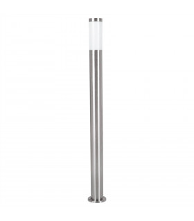 1 Light Outdoor Bollard Light Stainless Steel IP44, E27