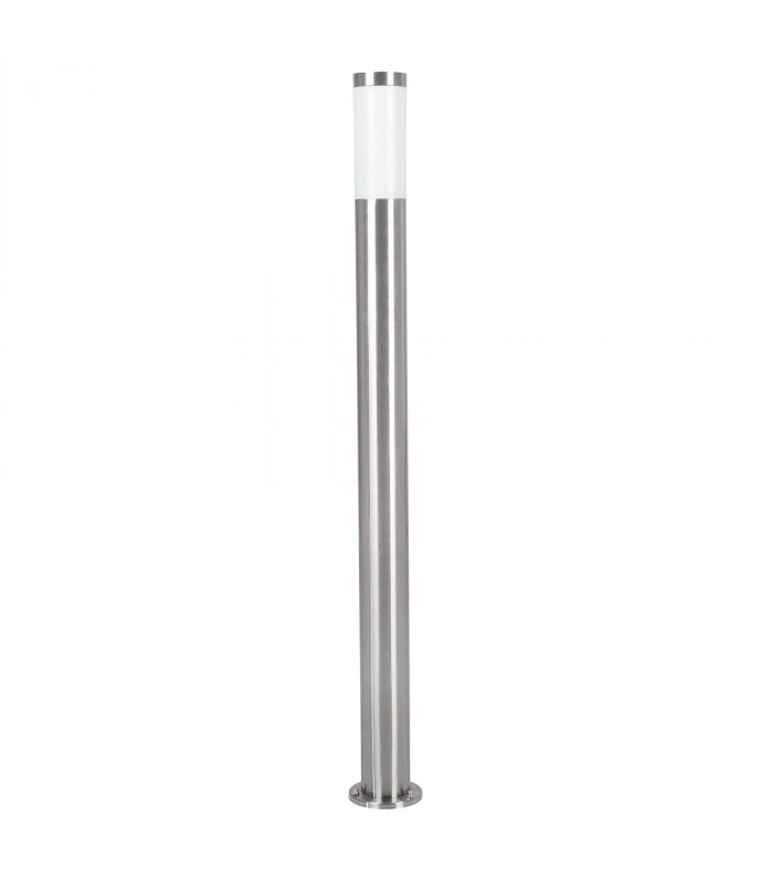 1 Light Outdoor Bollard Light Stainless Steel IP44, E27