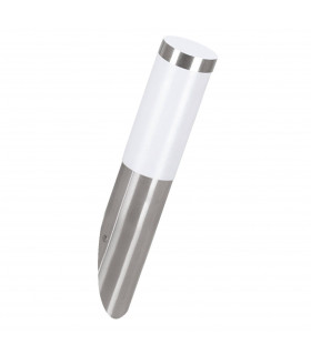 1 Light Outdoor Wall Light Stainless Steel IP44, E27