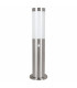 1 Light Outdoor Small Bollard Light with PIR Motion Sensor Stainless Steel IP44, E27
