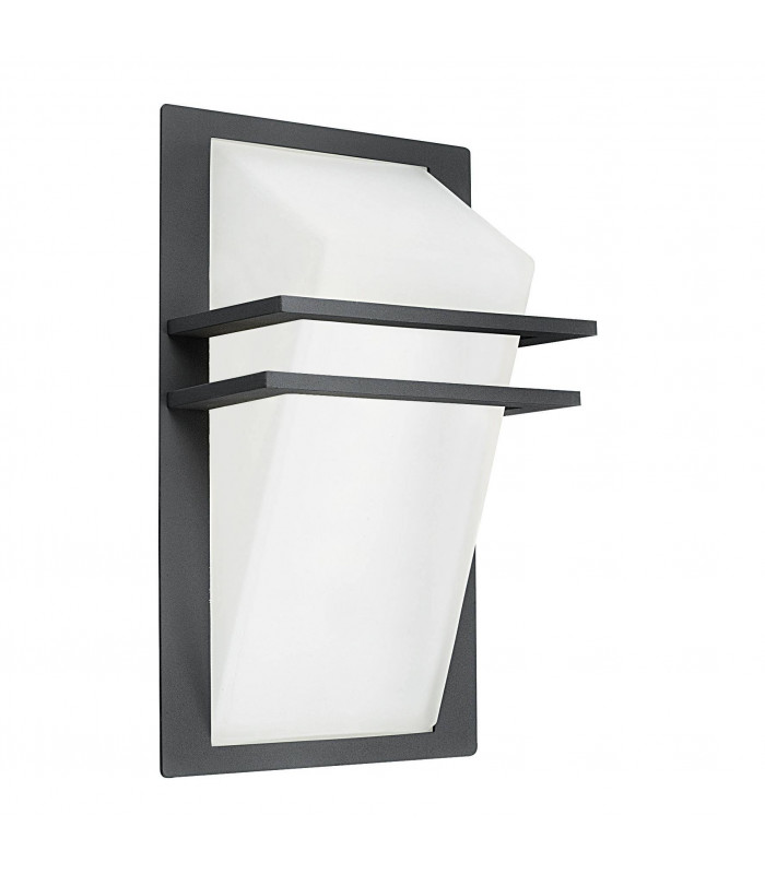 1 Light Outdoor Flush Wall Light Anthracite IP44, E27