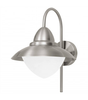 1 Light Outdoor Wall Downlight Stainless Steel IP44, E27