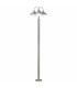 3 Light Outdoor Lamp Post Stainless Steel IP44, E27