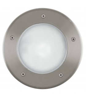 1 Light Outdoor Ground Light Stainless Steel IP44, E27