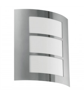 1 Light Outdoor Wall Light Stainless Steel IP44, E27