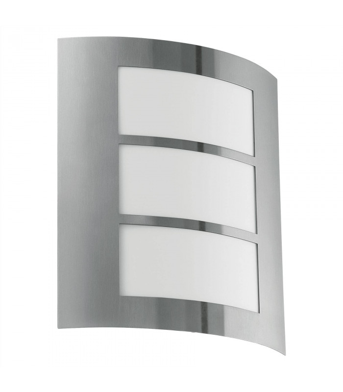1 Light Outdoor Wall Light Stainless Steel IP44, E27