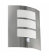 1 Light Outdoor Wall Light with PIR Motion Sensor Stainless Steel, E27