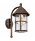 1 Light Outdoor Wall Lantern Antique Brown IP23, E27