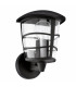 1 Light Outdoor Wall Lantern Black IP44, E27