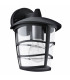 1 Light Outdoor Wall Lantern Black IP44, E27