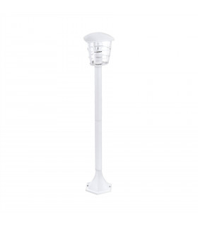 1 Light Outdoor Bollard White IP44, E27