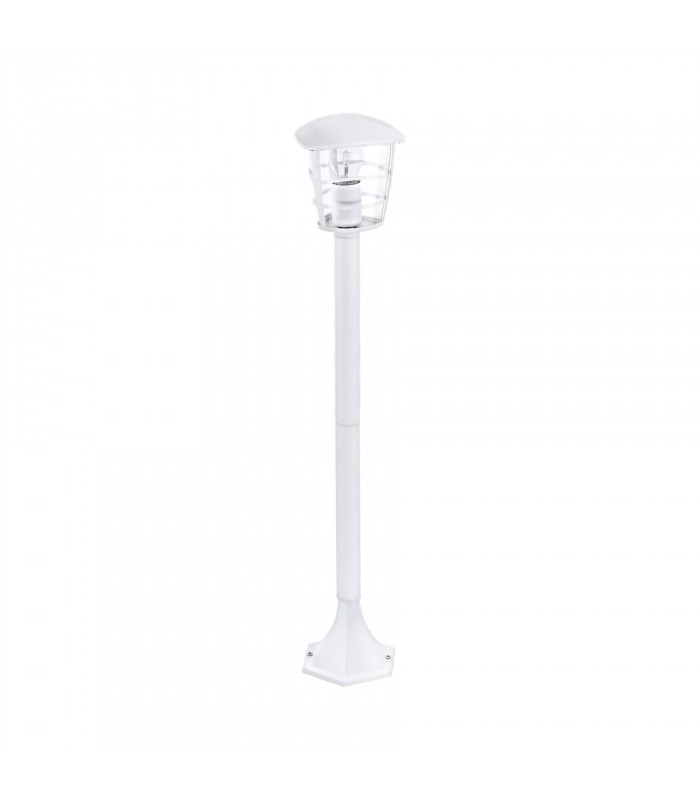 1 Light Outdoor Bollard White IP44, E27