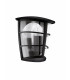 1 Light Outdoor Flush Lantern Black IP44, E27