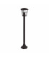 1 Light Outdoor Bollard Black IP44, E27