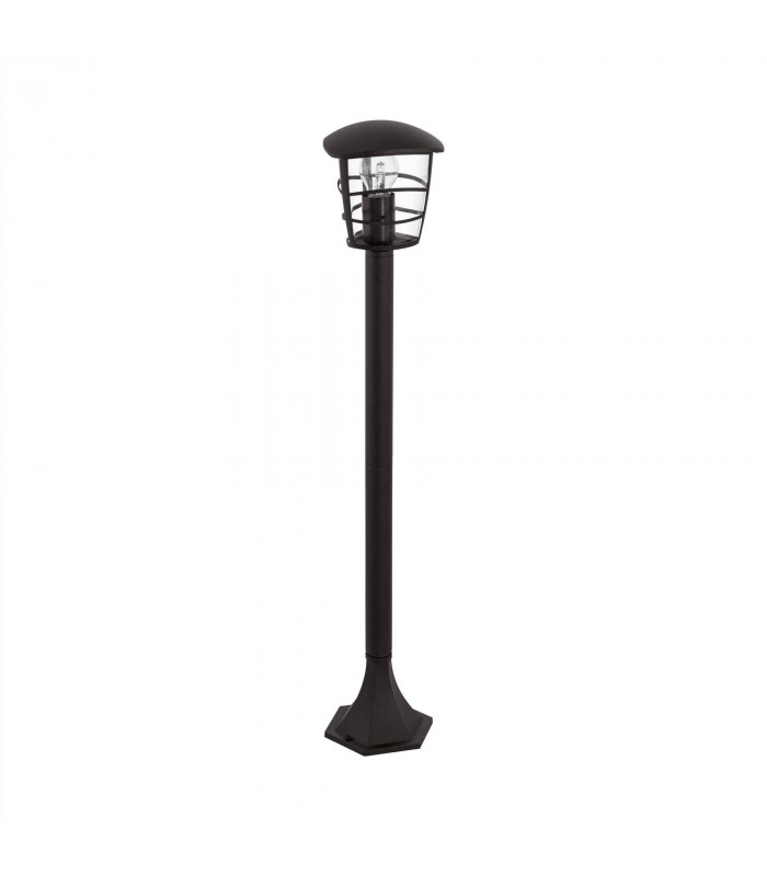 1 Light Outdoor Bollard Black IP44, E27