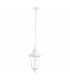 1 Light Outdoor Pendant Lantern White IP44, E27