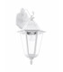 1 Light Outdoor Wall Lantern White IP44, E27