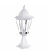 1 Light Outdoor Pedestal White IP44, E27