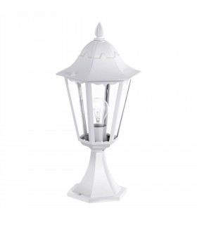 1 Light Outdoor Pedestal White IP44, E27
