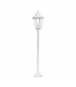 1 Light Outdoor Lamp Post White IP44, E27