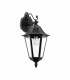 1 Light Outdoor Wall Lantern Black, Silver-Patina IP44, E27