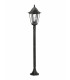 1 Light Outdoor Lamp Post Black, Silver-Patina IP44, E27