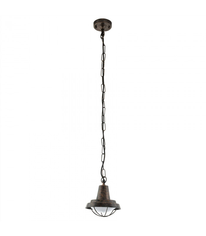 1 Light Outdoor Pendant Light Antique Copper IP44, E27