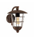 1 Light Outdoor Wall Lantern Brown IP44, E27