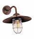 1 Light Outdoor Wall Downlight Antique Copper IP44, E27