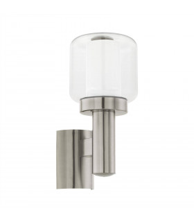 1 Light Outdoor Wall Light Stainless Steel IP44, E27