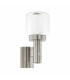 1 Light Outdoor Wall Light with PIR Motion Sensor Stainless Steel IP44, E27